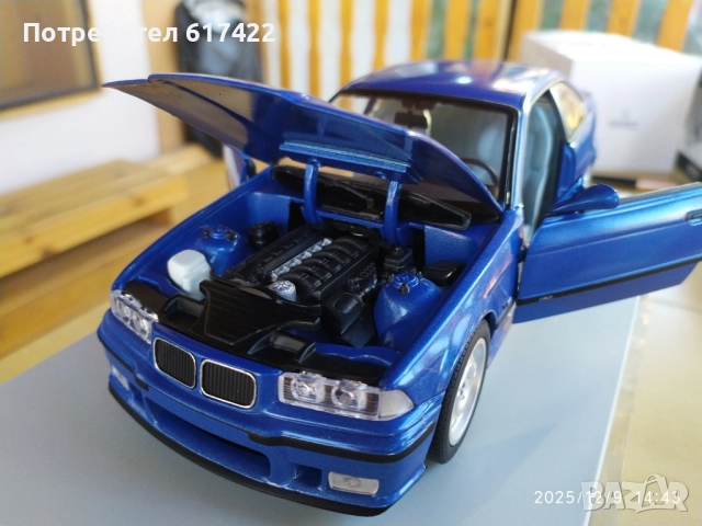 1:18 Метален модел на BMW M3 Coupé /Е36/ -  UT Мodels, снимка 11 - Колекции - 52708833
