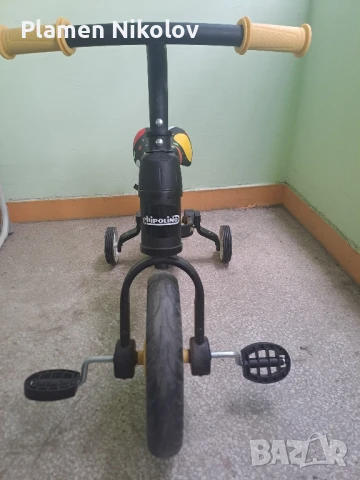 Колело за балансиране 2 в 1 Chipolino Макс Байк, цвят жълт