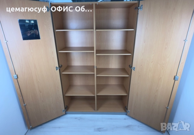 Практичен шкаф за съхранение на папки, книги и други матрияли;, снимка 4 - Секции и витрини - 52814864