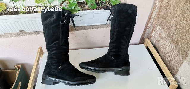 Ботуши Hogl-Gore-tex 38 н Естествен велур , снимка 6 - Дамски ботуши - 52646586