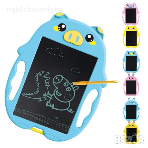 Вечен цветен детски LCD таблет за чертане, писане, рисуване, 2 стилуса, снимка 2 - Рисуване и оцветяване - 43122969