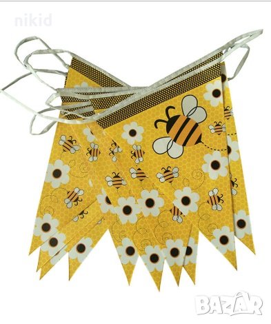 Пчели Парти Гирлянд Знаменца Флаг Банер