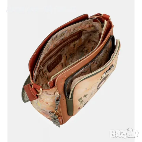 Чанта Anekke Piece&Love Camel 38803-070, снимка 5 - Чанти - 50106957