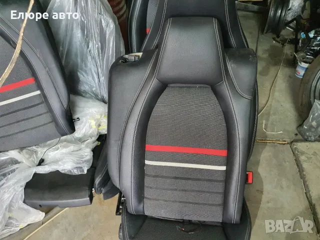 Кожен салон,седалки от Мерцедес А180,W176, снимка 8 - Части - 50320635