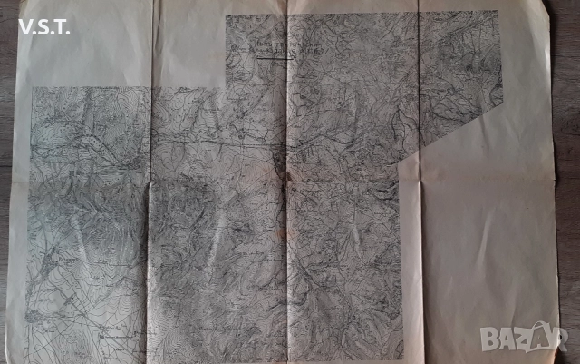 Стара Военна Карта ВСВ