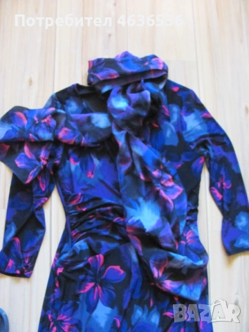 Дамска рокля с шал PRECIS , No40, снимка 5 - Рокли - 53438344