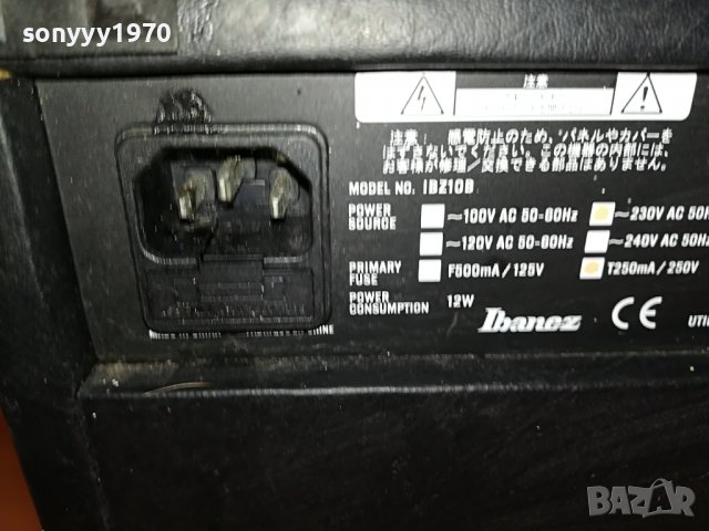 IBANEZ IBZ10B L bass ampli-КИТАРЕН УСИЛВАТЕЛ ОТ ГЕРМАНИЯ 0402231913, снимка 14 - Ресийвъри, усилватели, смесителни пултове - 39555259