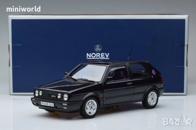 VOLKSWAGEN GOLF 2 GTI 1991 - мащаб 1:18 на NOREV моделът е нов в кутия, снимка 7 - Колекции - 40833294