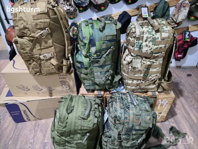 Тактическа раница BLACK LARGE ASSAULT I,45л различни камуфлажи, снимка 2 - Раници - 53337246