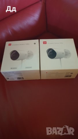  YI Outdoor Camera, 1080p HD, 110° широкоъгълна леща, за външен монтаж, Wi-Fi, бяла, снимка 1