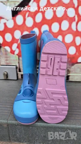 Английски детски гумени ботуши-Stitch, снимка 8 - Детски боти и ботуши - 50322222