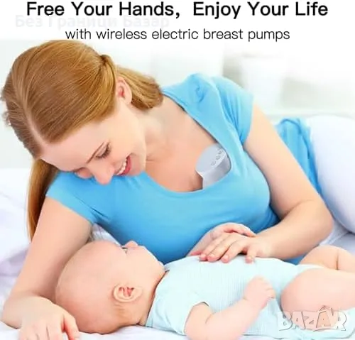 Нова Компактна помпа за кърма с 3 режима и 9 нива на засмукване - безжичен и тих дизайн, снимка 8 - Помпи за кърма - 48203719