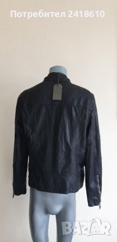 All Saints Holt Biker Lamb Leather Jacket Slim Fit Mens Size L НОВО! ОРИГИНАЛ! Ест. кожа!, снимка 11 - Якета - 40239008