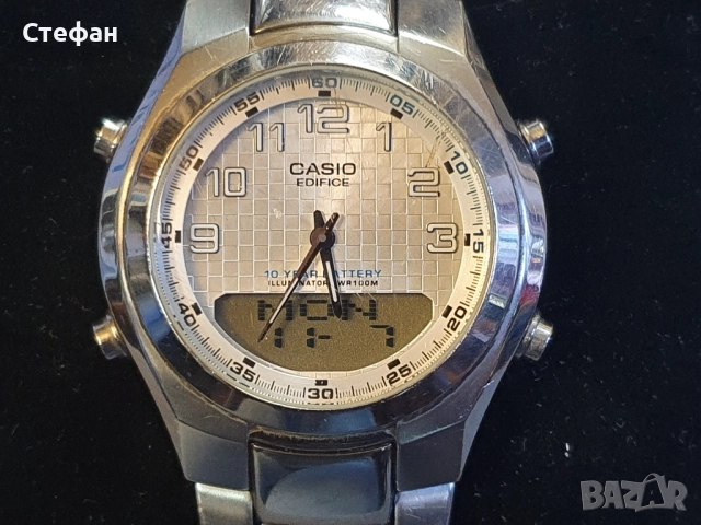 Часовник CASIO EDIFIGE 2747 В отлично техническо състояние, много добър външен вид., снимка 4 - Мъжки - 51986037