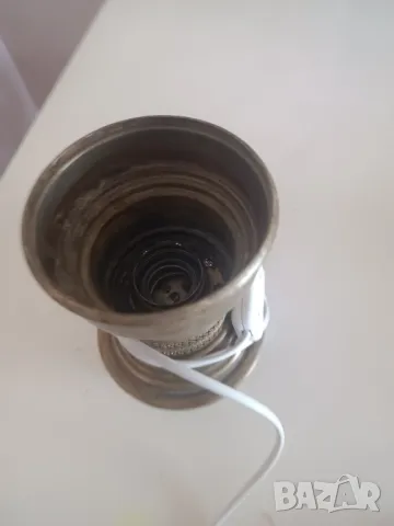 Медна нощна лампа, снимка 3 - Настолни лампи - 50045386