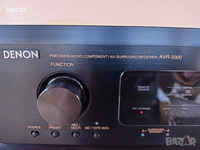Усилвател Denon AVR-3300, снимка 5 - Ресийвъри, усилватели, смесителни пултове - 35540484