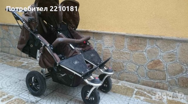 Детска количка за близнаци TFK, снимка 4 - Стоки за близнаци - 37249269