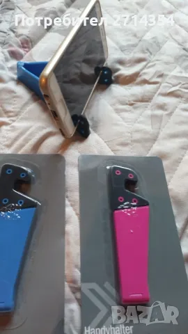 Сгъваема стойка за телефон , снимка 2 - Селфи стикове, аксесоари - 48890678