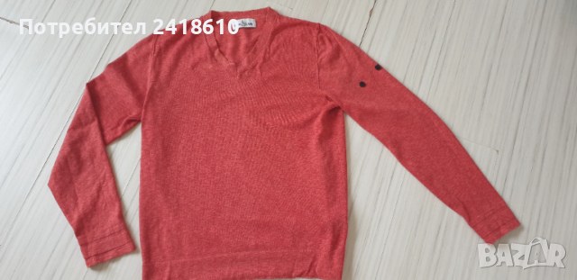 Stone Island Cotton Knit V - Neck Mens Size S ОРИГИНАЛ! Мъжки памучен Пуловер!