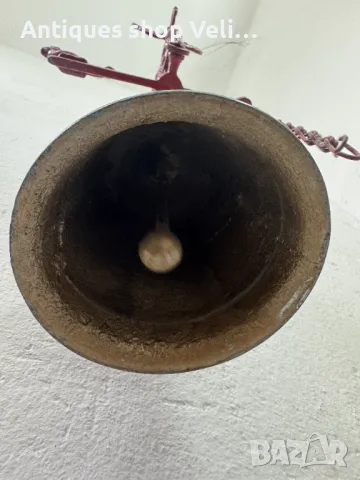 Голяма камбана за врата №6190, снимка 8 - Антикварни и старинни предмети - 48208207