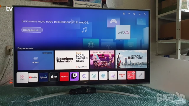 LG 43 инча ЛГ 4K LED Smart HDR WiFi смарт лед - като нов!, снимка 6 - Телевизори - 50491810