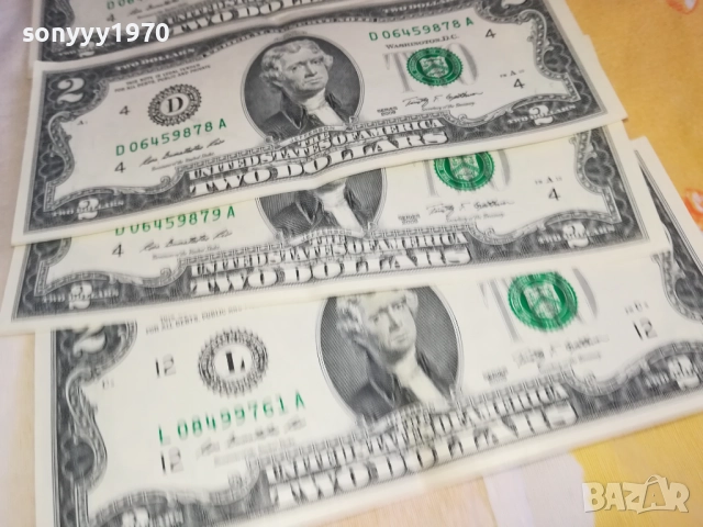 2 ДОЛАРА ЗА КОЛЕКЦИЯ 0912250733, снимка 4 - Нумизматика и бонистика - 52702278