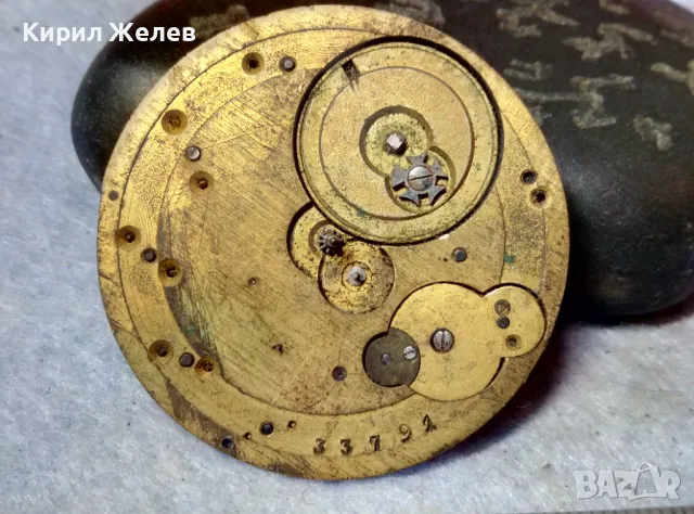 МЕХАНИЗЪМ от РЯДЪК МОДЕЛ СТАР ШВЕЙЦАРСКИ ДЖОБЕН ЧАСОВНИК За ЧАСТИ ДЕКОР РЕСТАВРАЦИЯ РЕМОНТ 41453
