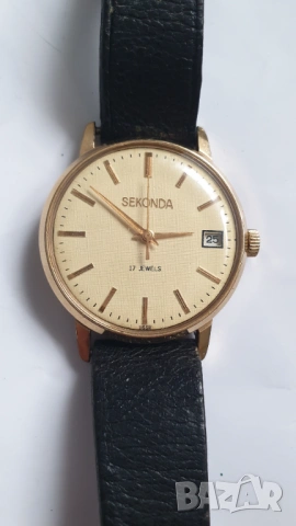 Мъжки механичен часовник Seconda POLJOT, снимка 8 - Антикварни и старинни предмети - 53464693