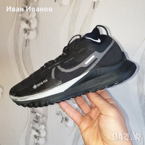 оригинални водоустойчиви маратонки Nike React Pegasus Trail 4 Gore-Tex номер 38-38,5, снимка 17 - Маратонки - 43134997