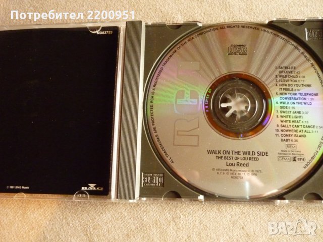 LOU REED, снимка 5 - CD дискове - 32419738