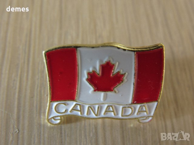 Значка - флаг Канада, снимка 3 - Други ценни предмети - 27059637
