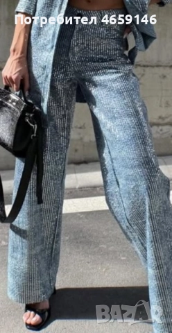 Дънки с пайети на Lumina, размер s, с етикет 