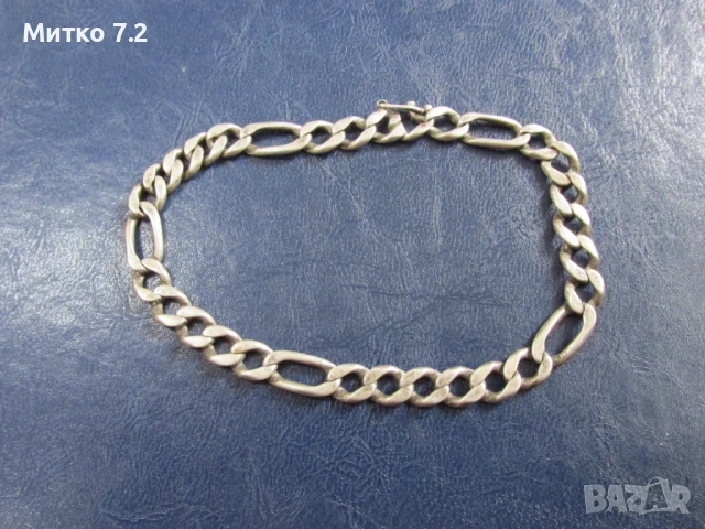 сребърна гривна - 6, снимка 3 - Гривни - 50483585