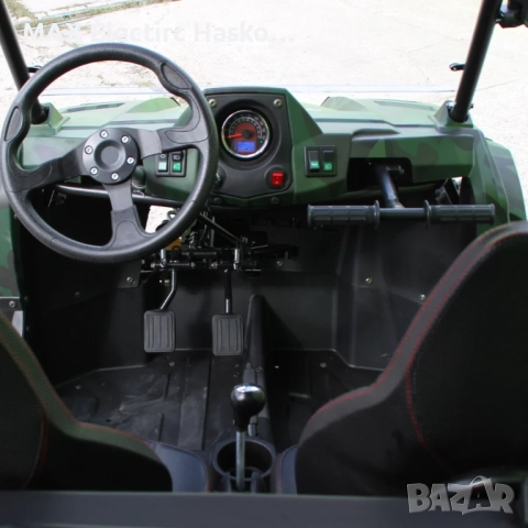 Бензиново UTV/УТВ 200cc/200 кубика Military с Автоматични скорсти, снимка 12 - Мотоциклети и мототехника - 52132214