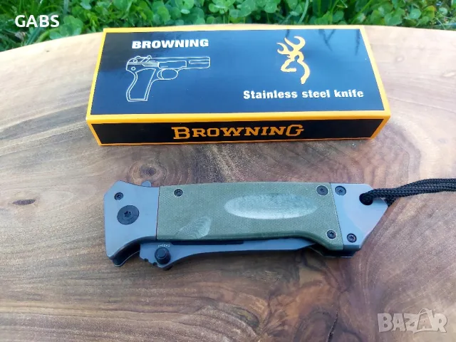 Сгъваем джобен нож Browning 2 цвята,DA35, снимка 4 - Ножове - 49446990