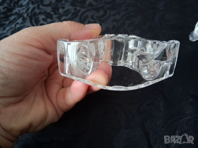 Фигурки Мече И Люлеещо конче Оловен кристал , снимка 5 - Колекции - 52033032