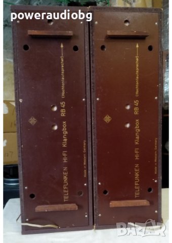 Vintage редки немски колони Telefunken RB 45 - 2бр, снимка 4 - Тонколони - 43958652