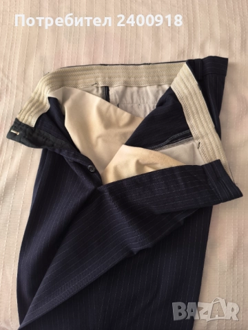 Продавам вълнен мъжки костюм , снимка 4 - Костюми - 51730896