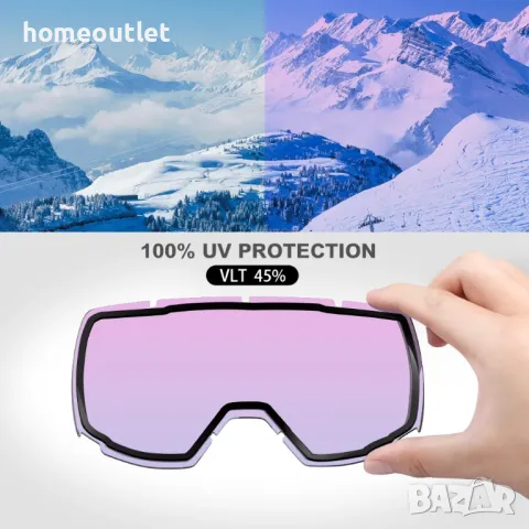 ПРОМОЦИЯ Маска / очила за ски и сноуборд OUTDOOR MASTER (СКИ ОЧИЛА) X000Y7I7BL, снимка 4 - Зимни спортове - 48122624