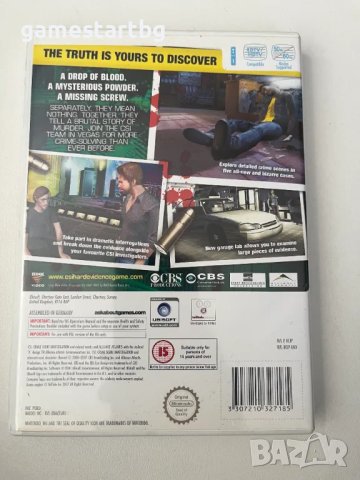 CSI: Hard Evidence за Wii , снимка 2 - Игри за Nintendo - 49338986