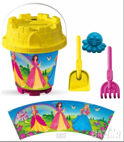 Голяма кофичка за пясък, 4 части, снимка 6 - Други - 50835201