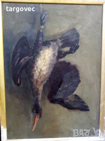 Натюрморт западна Европа размери 82 на 60 см без рамката, снимка 2 - Антикварни и старинни предмети - 37133928