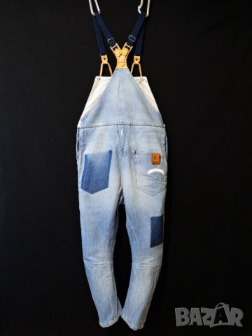 НОВ! G-star Raw Essentials Hank Salopette New York Дамски Гащеризон Размер W27 (М), снимка 10 - Гащеризони - 37156903
