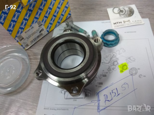 A2113560000=R151.59**NEU**SNR**MERCEDES-BENZ**ЛАГЕР ЗА ЗАДНА ГЛАВИНА**, снимка 3 - Части - 43304169