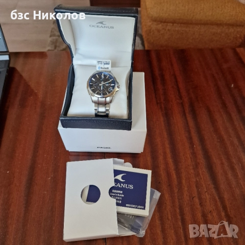 Мъжки часовник Casio Oceanus OCW-G2000-1AJF GPS,Bluetooth,Sapphire Cristal., снимка 2 - Мъжки - 52798625