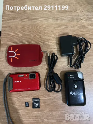 Водоустойчив фотоапарат Panasonic Lumix 16,1Mp, снимка 8 - Фотоапарати - 49561834