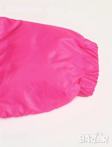 💖 Зимно Дамско Леко Розово Късо Яке –стилно и комфортно | STBoutique, снимка 7 - Якета - 51980951