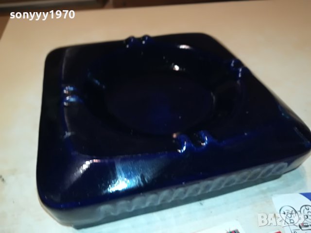 голям керамичен пепелник 20х20х6см 2305232108M, снимка 6 - Антикварни и старинни предмети - 40803504