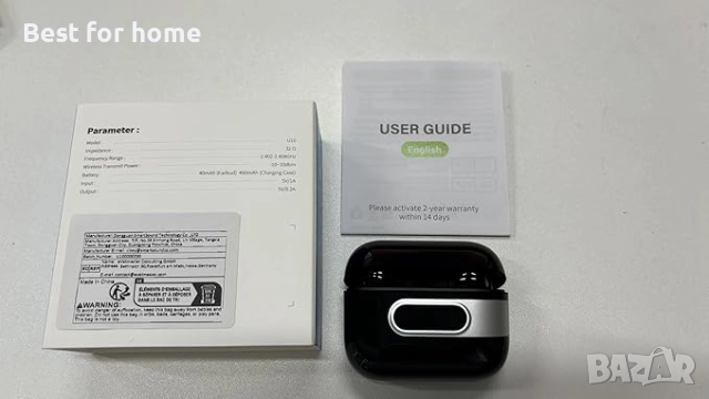 Hendari Bluetooth 5.3 слушалки, безжични слушалки за уши, снимка 3 - Слушалки и портативни колонки - 52525350