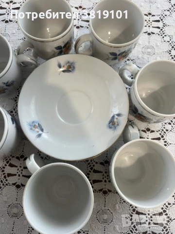 Сервиз кафе Китка, снимка 6 - Сервизи - 52509349